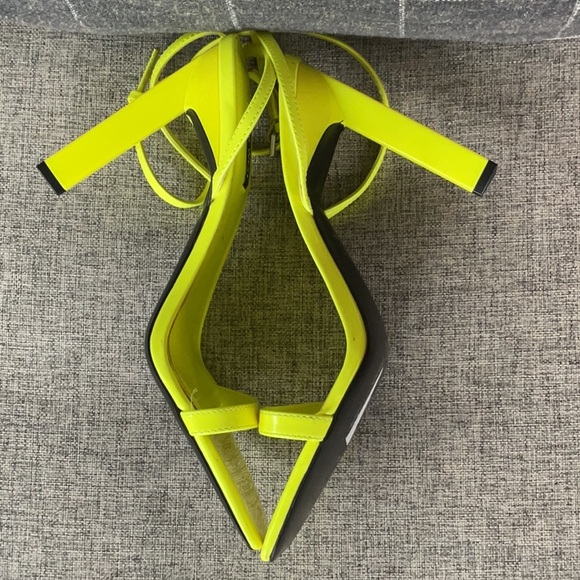Nine West Yellow Stiletto Heels Size 9M - Picture 4 of 5